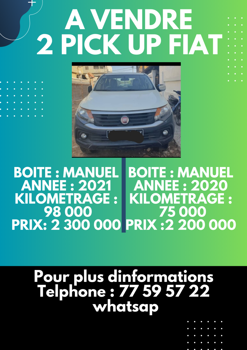 Fiat Pick-up à vendre à Djibouti