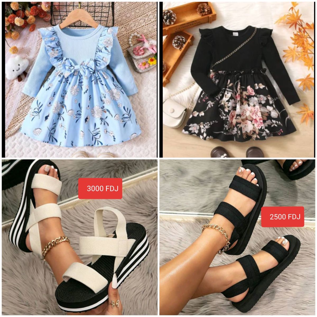 Habits pour petites filles et adultes - Livraison gratuite à Djibouti ville