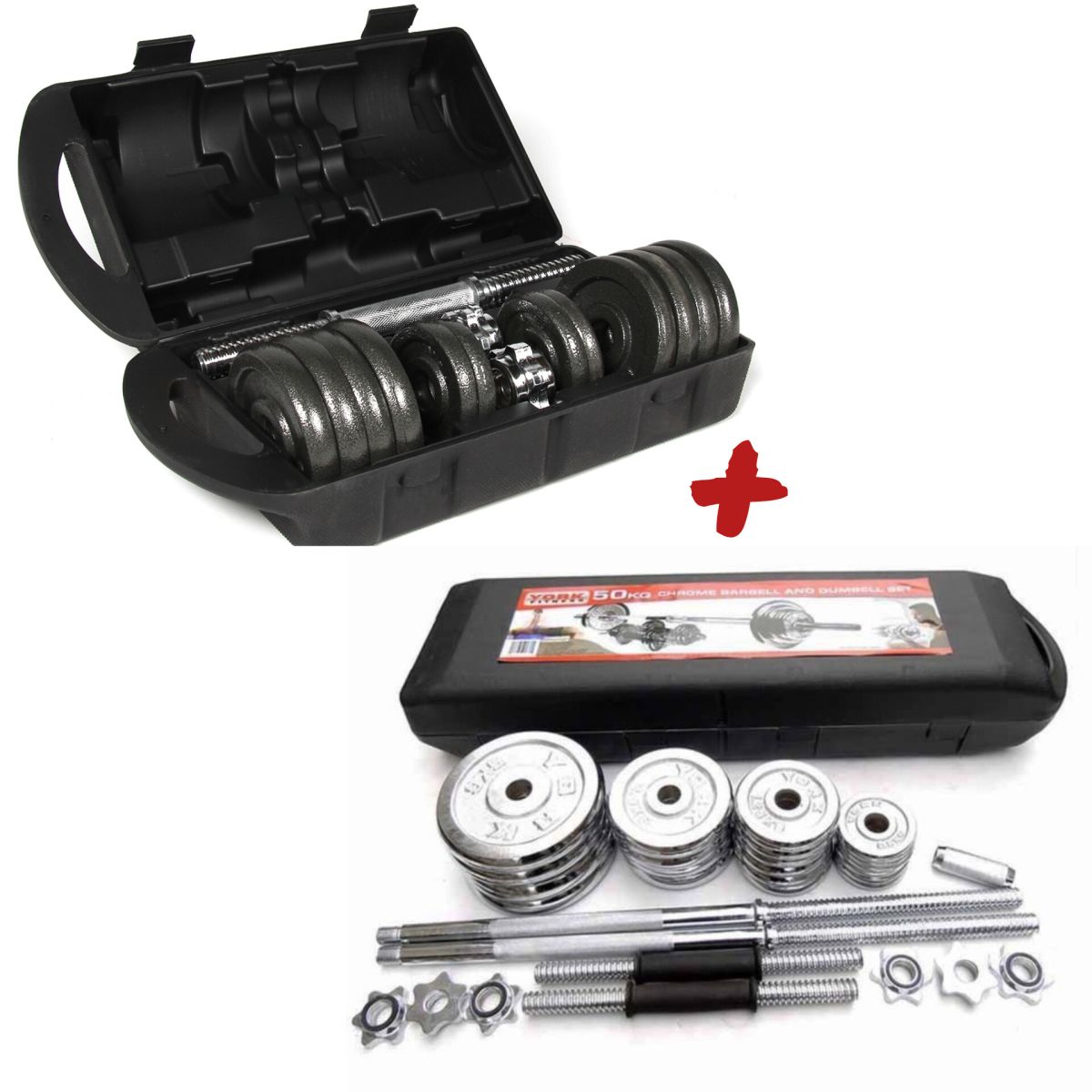 Ensembles d\'haltères 15kg et 50kg