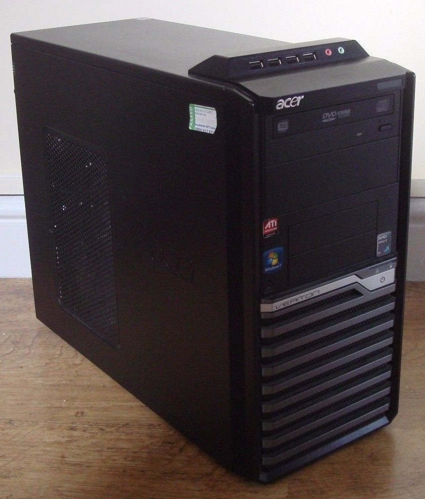 Boîtier unité centrale PC + boîte d\'alimentation en très bon état