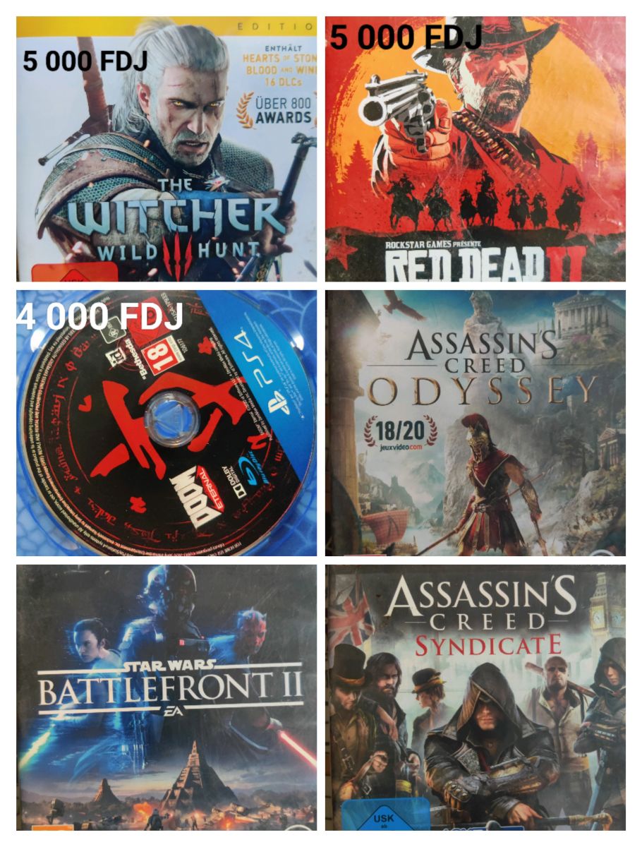 Jeux PS4 en excellent état à prix abordable