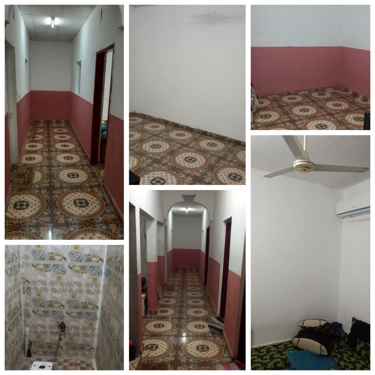 Maison F3 en dur + salle a manger près de poste police hayabley