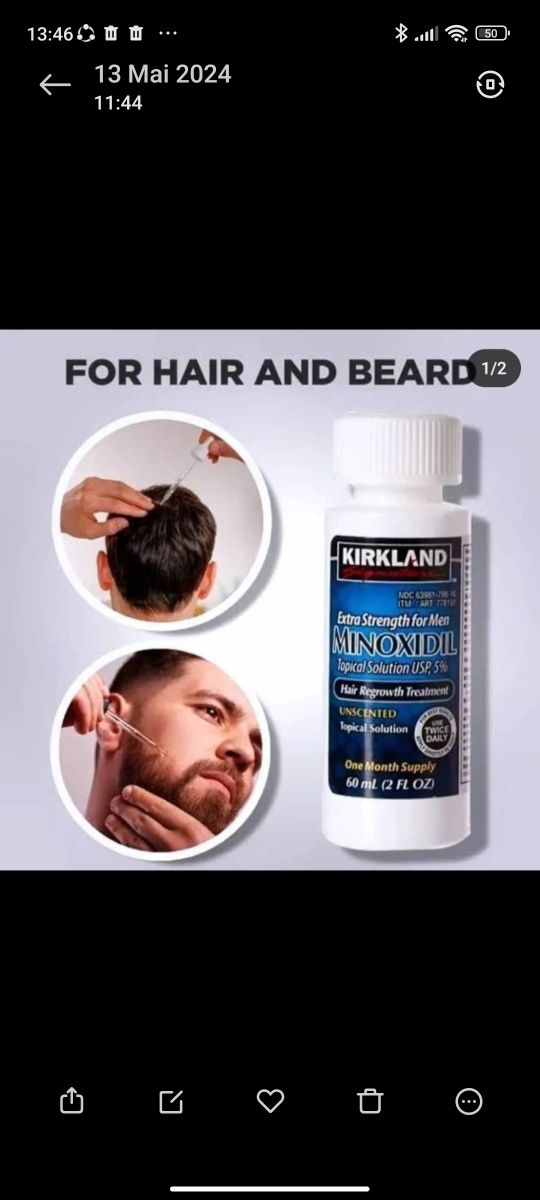 Minoxidil pour une pousse rapide des cheveux et de la barbe à Djibouti