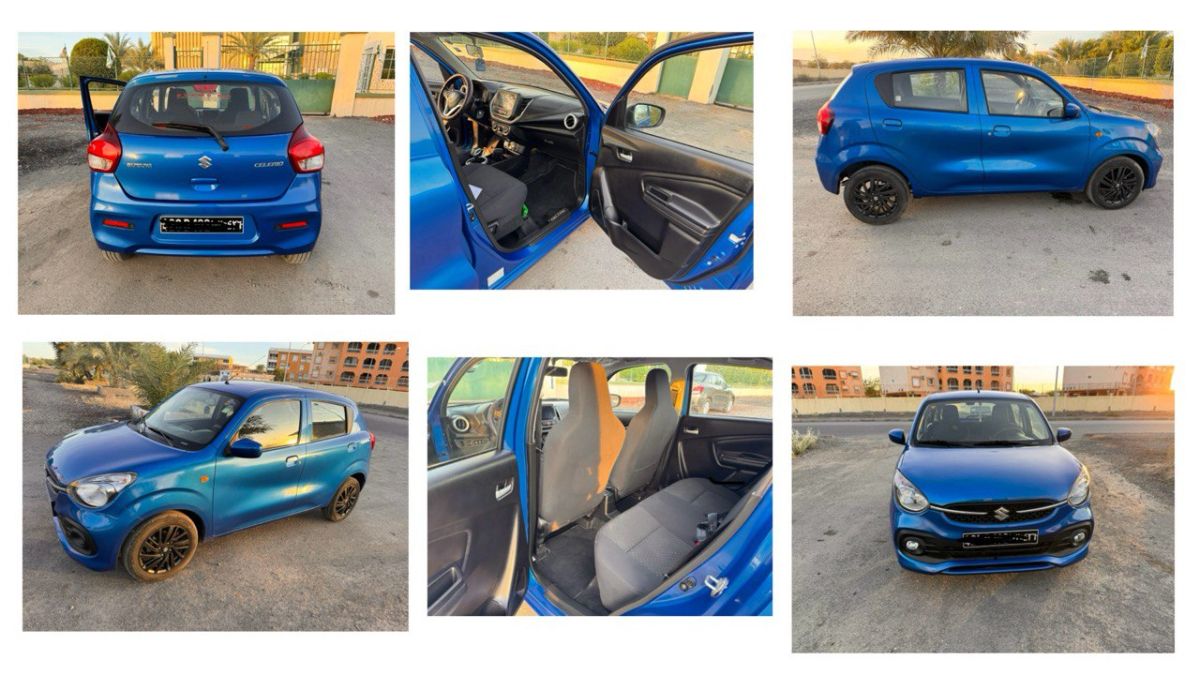 Suzuki Celerio 2023, semi-auto, bleue, moins de 4 000 km - Garantie et vignette payées