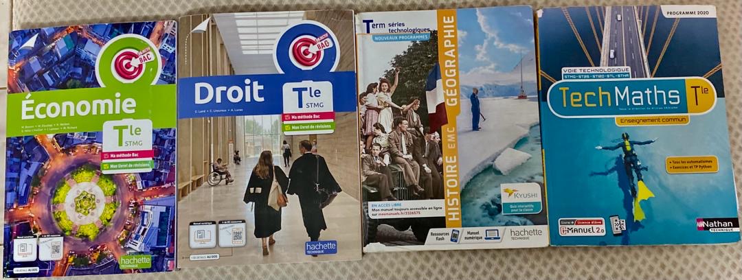 Livres Terminale STMG - Maths, Histoire, Éco, Droits à Djibouti