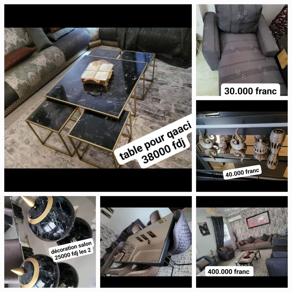 Salon Turc et Meubles à Vendre - Départ Urgent