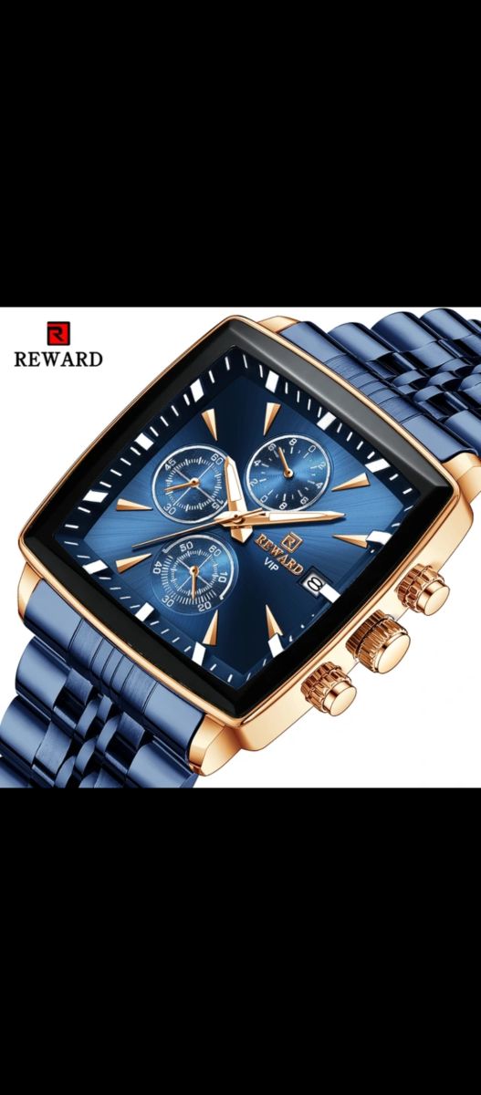 Montre de luxe pour homme en acier inoxydable, étanche, à quartz