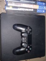 PS4 Slim, 1 manette, jeux (NBA18, FC24)