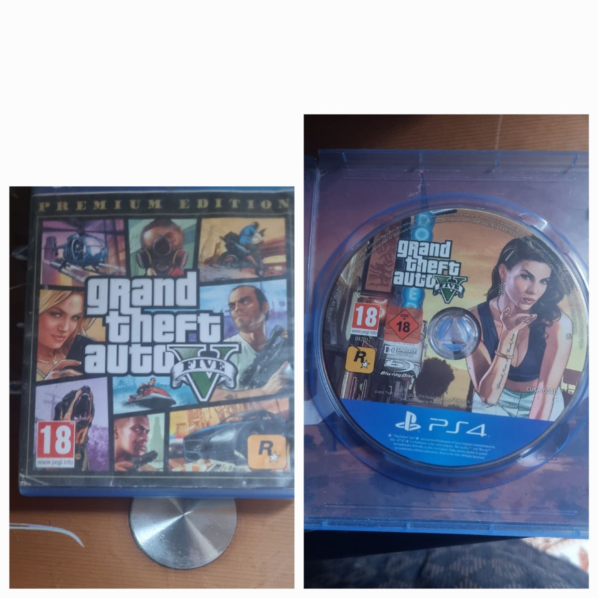 Échange ou vente d\'un disque ps4 Gta 5