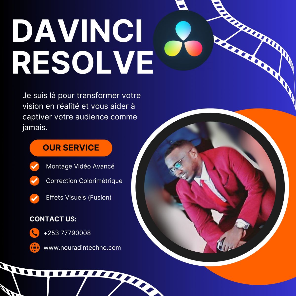 Services de graphisme et montage vidéo professionnels