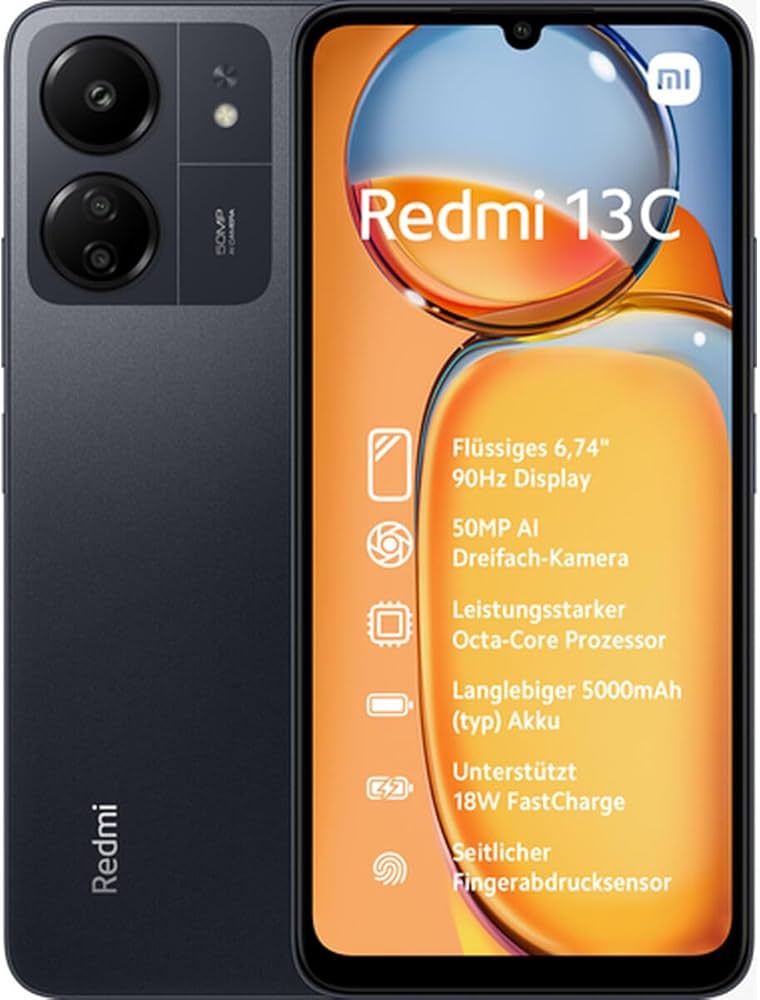 Redmi 13c en excellent état avec boîte et accessoires