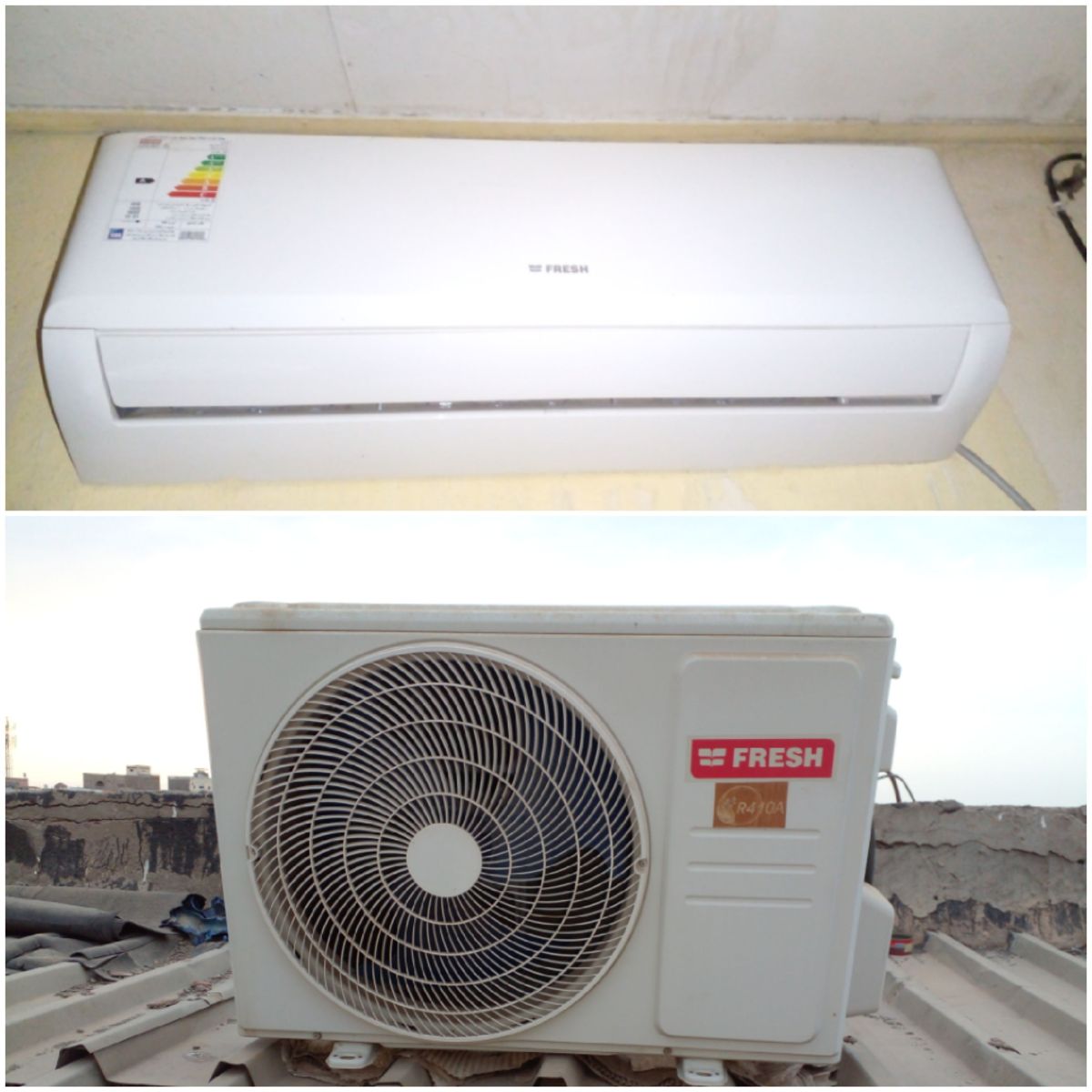 Climatiseur split Fresh, garantie, prix négociable
