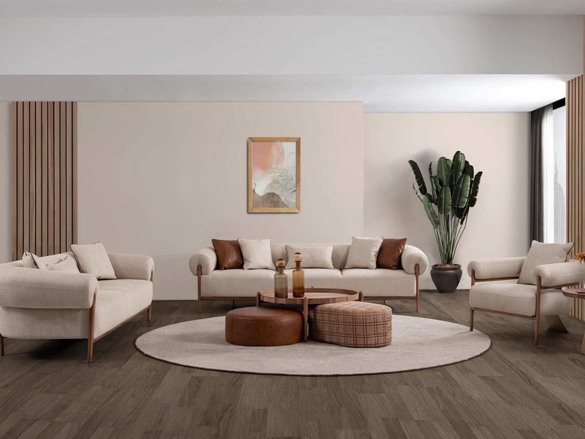 Canapés et Poufs Design pour un Salon Confortable – Collection \