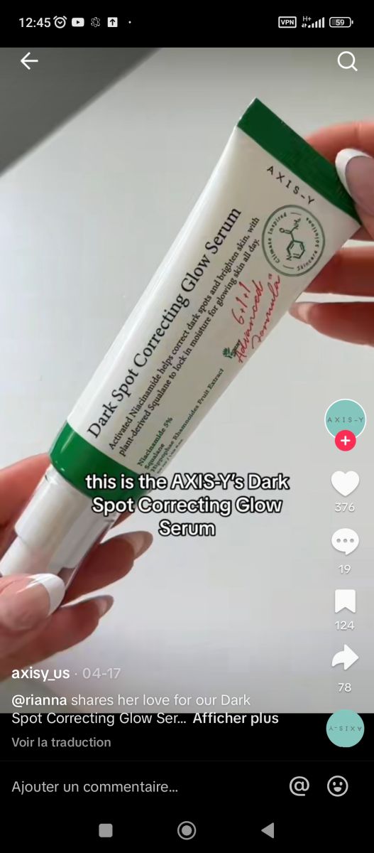 Sérum anti-taches pour les points noirs et l\'acné