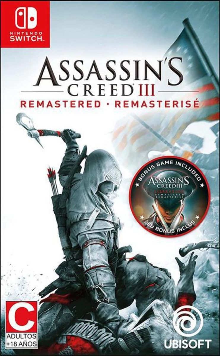 Jeu Assassin\'s Creed 3 Remasterisé pour Nintendo Switch
