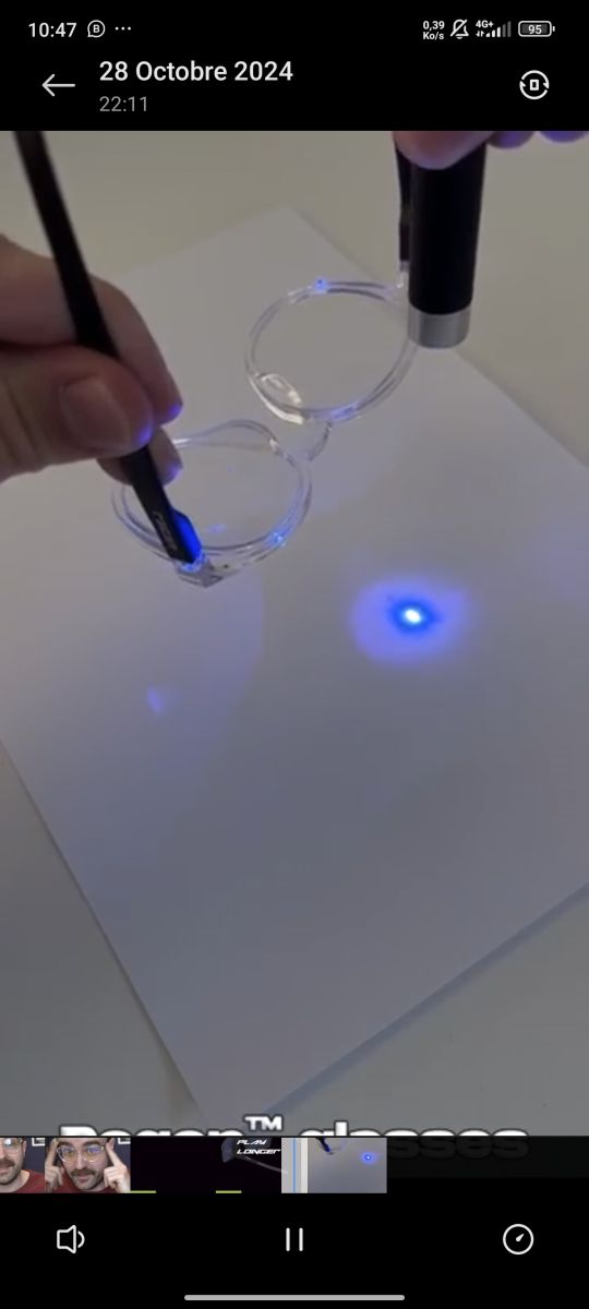 Protection écran - Lunettes anti-lumière bleue pour téléphone et ordinateur