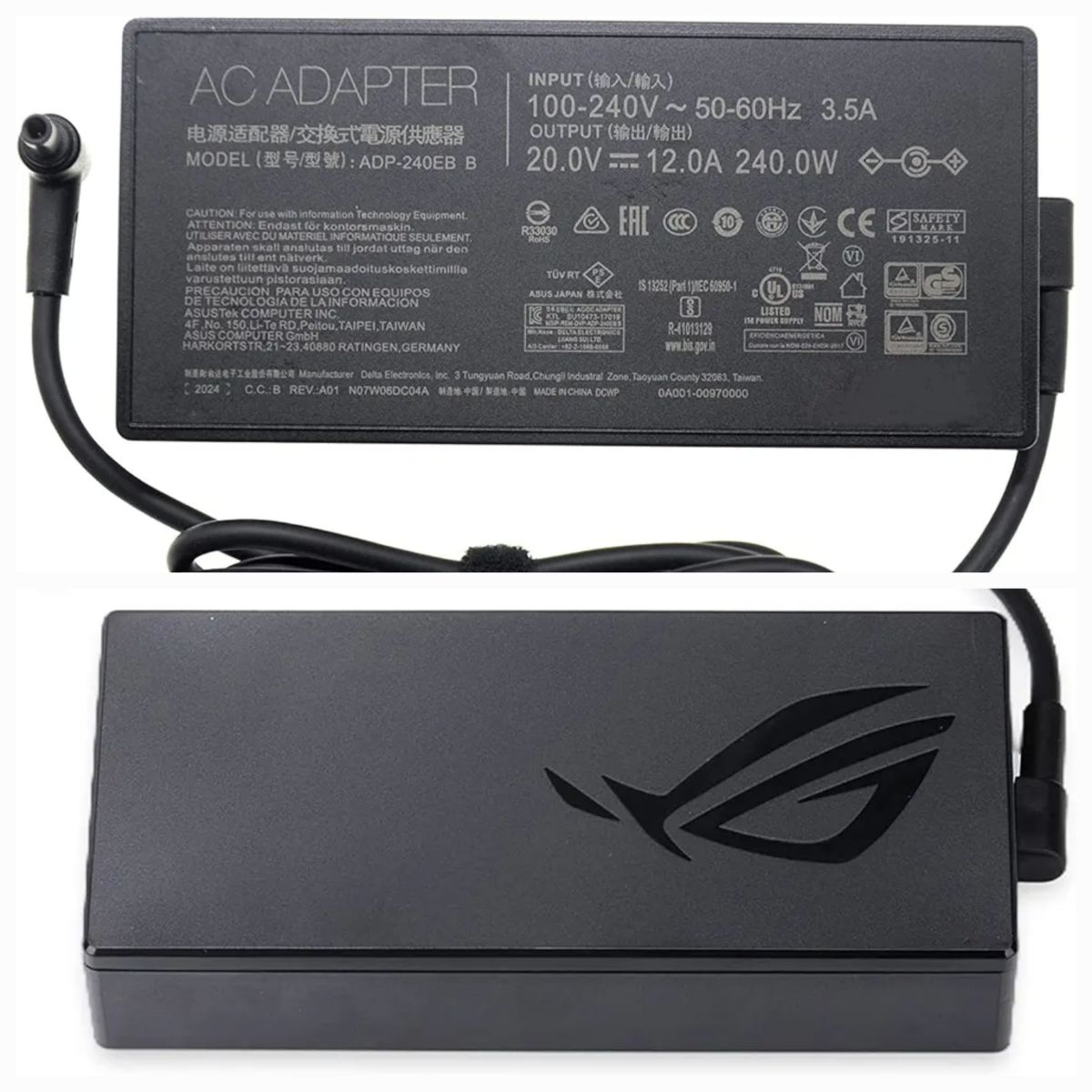 Recherche Chargeur Asus 240w