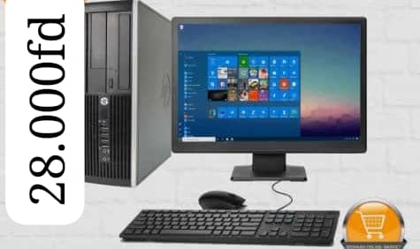 Ordinateur de bureau HP complet avec accessoires