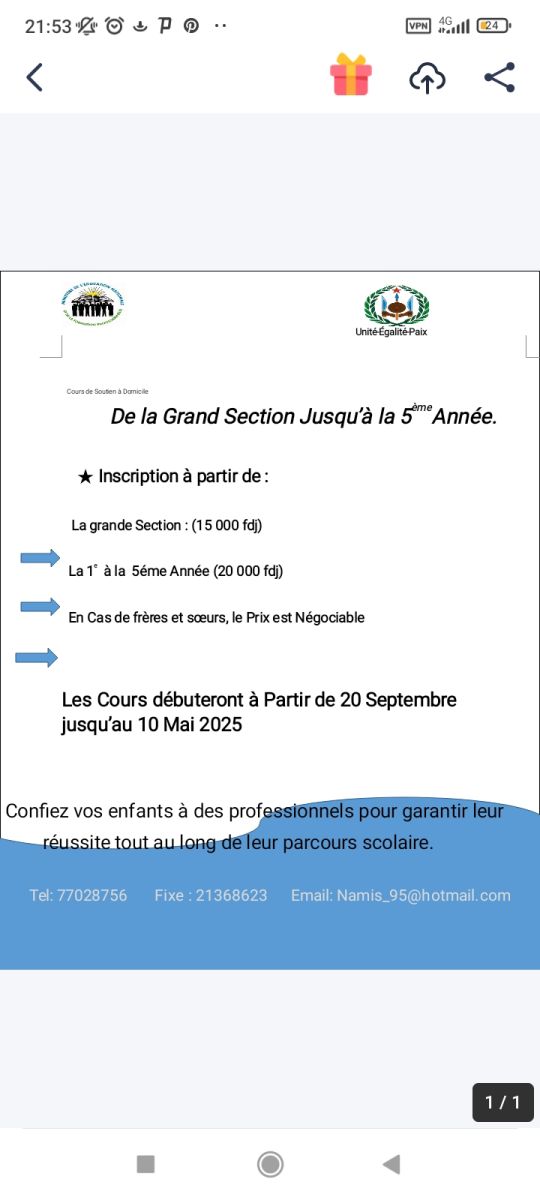 Cour de soutien à domicile