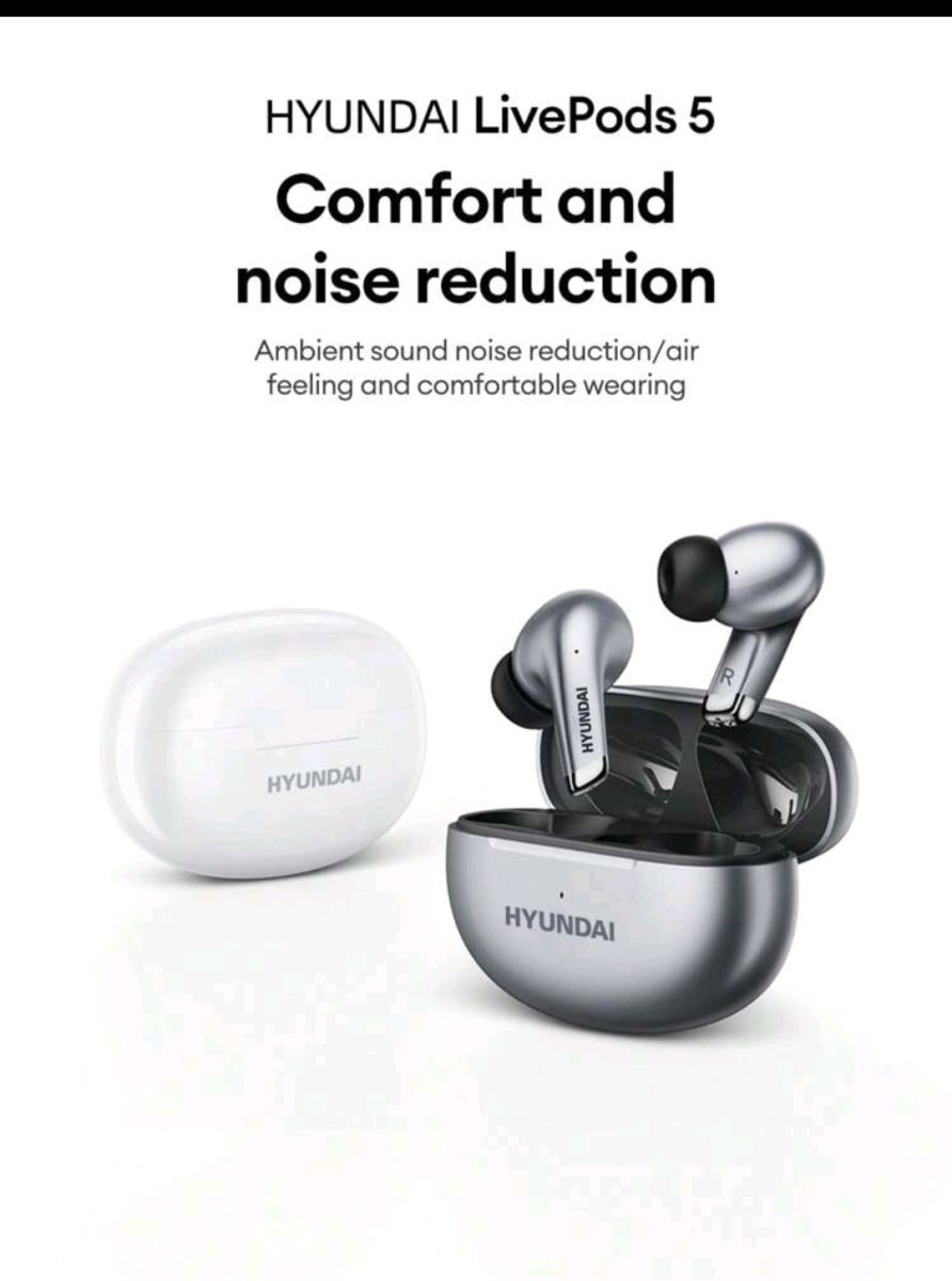 Écouteurs Bluetooth Hyundai Originaux - Sans fil L5