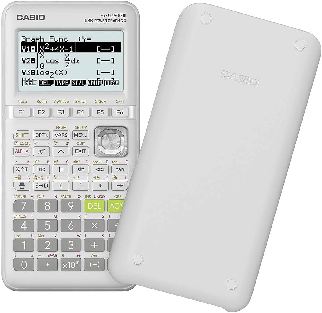 Calculatrice graphique Casio, blanche, 4 mois d\'utilisation pour le bac