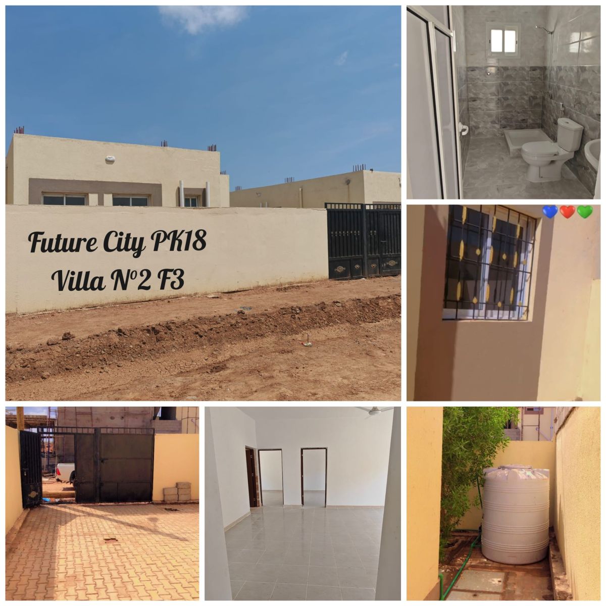 Villa neuve F3 à louer PK18 Future City