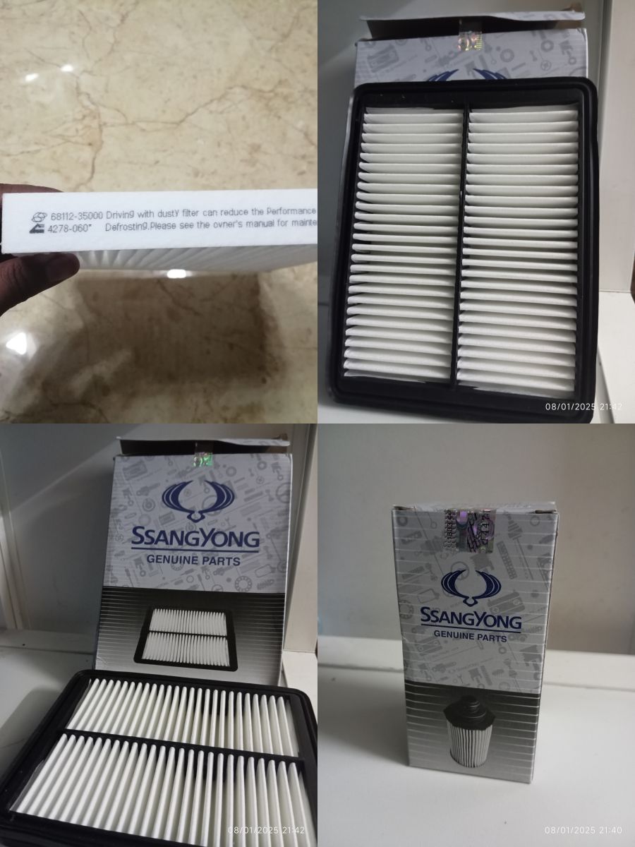 Filtres originaux de marque pour Ssangyong Tivoli à prix avantageux