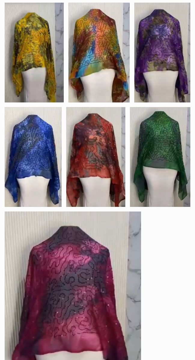 Châles brillants chics pour toutes occasions