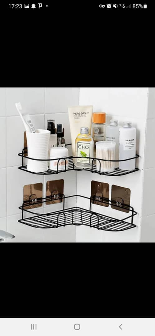 Étagère murale en inox pour salle de bain ou cuisine