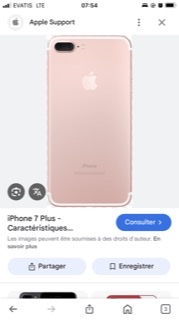 iPhone 7 Plus en parfait état, à saisir !