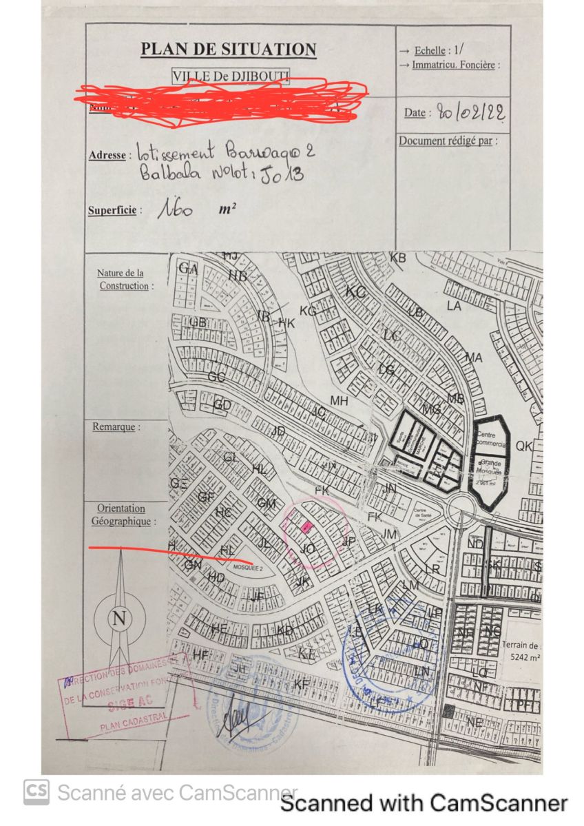 Parcelle 160M2 Barwaqo 2 Phase 2