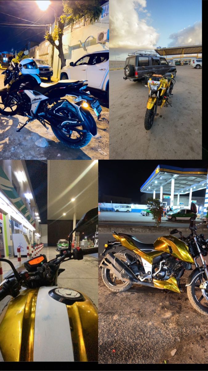 Moto TVS 160cc Dorée, Prête pour l\'Aventure