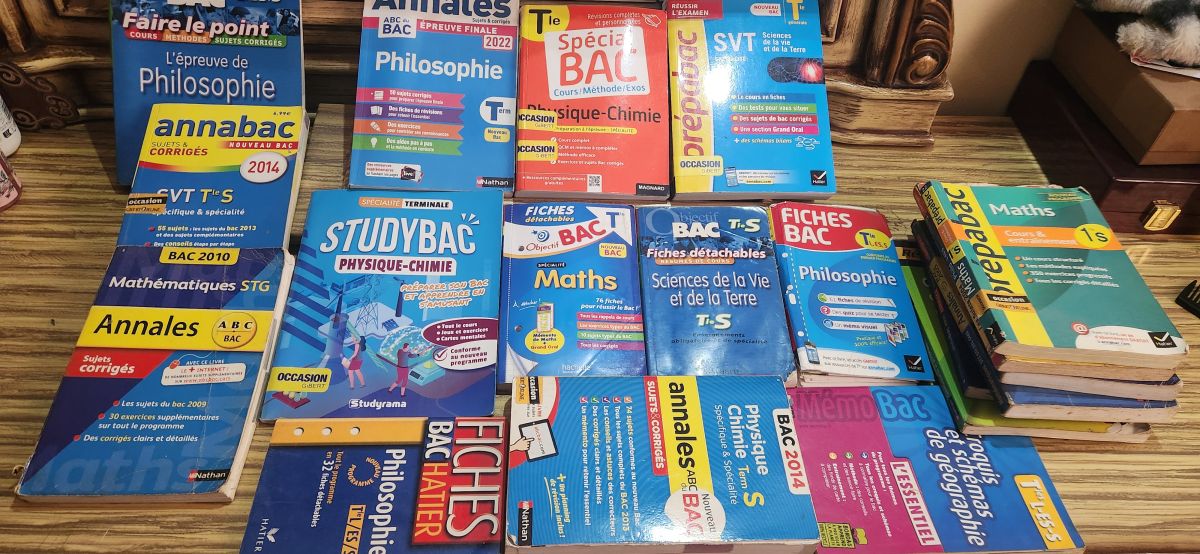Lot d\'annales pour préparer le Bac S/ES - Hatier, Nathan, Hachette, Magnard et studyrama