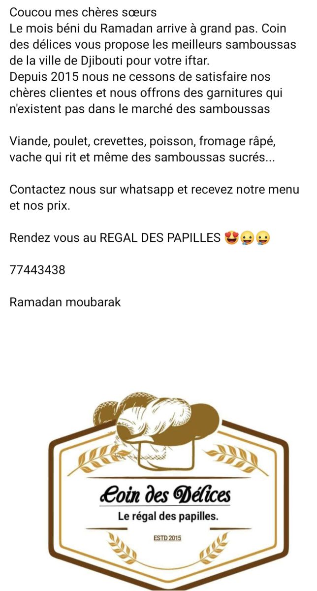 Les meilleurs samboussas de la ville