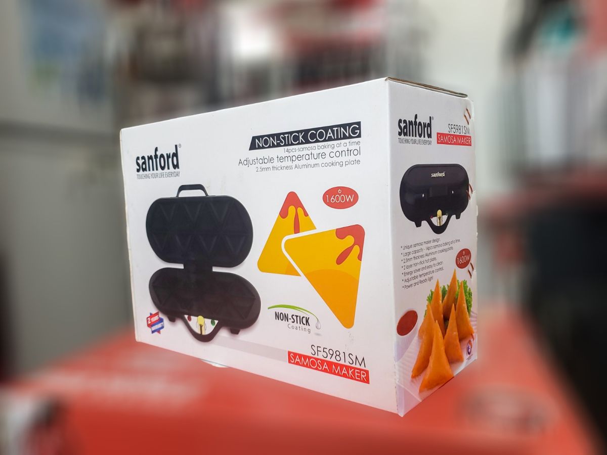 Appareil à samoussas Sanford 1600W neuf, jusqu\'à 14 pièces par cuisson