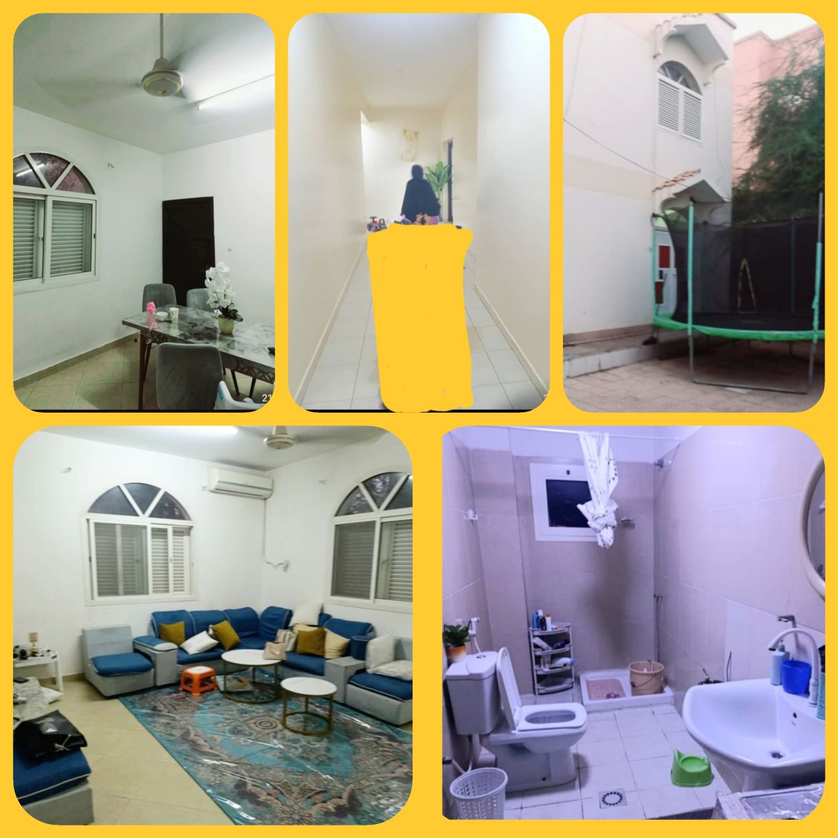 Appartement F4 spacieux non meublé et sécurisé à Gabode 5, zone résidentielle, 2 chambres, balcon, cuisine neuve