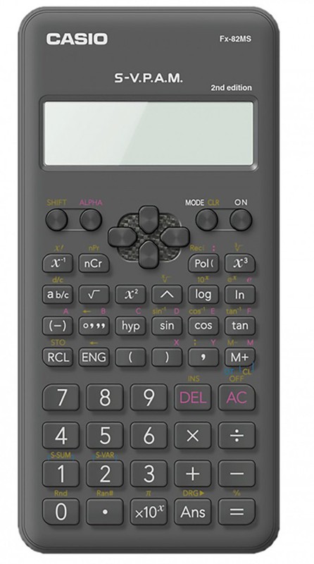 Calculatrice scientifique Casio FX82MS II, excellent état, prix abordable