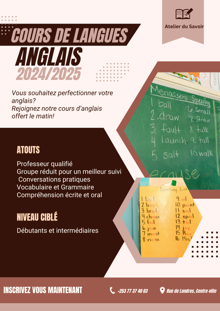 Cours d\'anglais pour enfants au Centre-Ville - Horaires adaptés