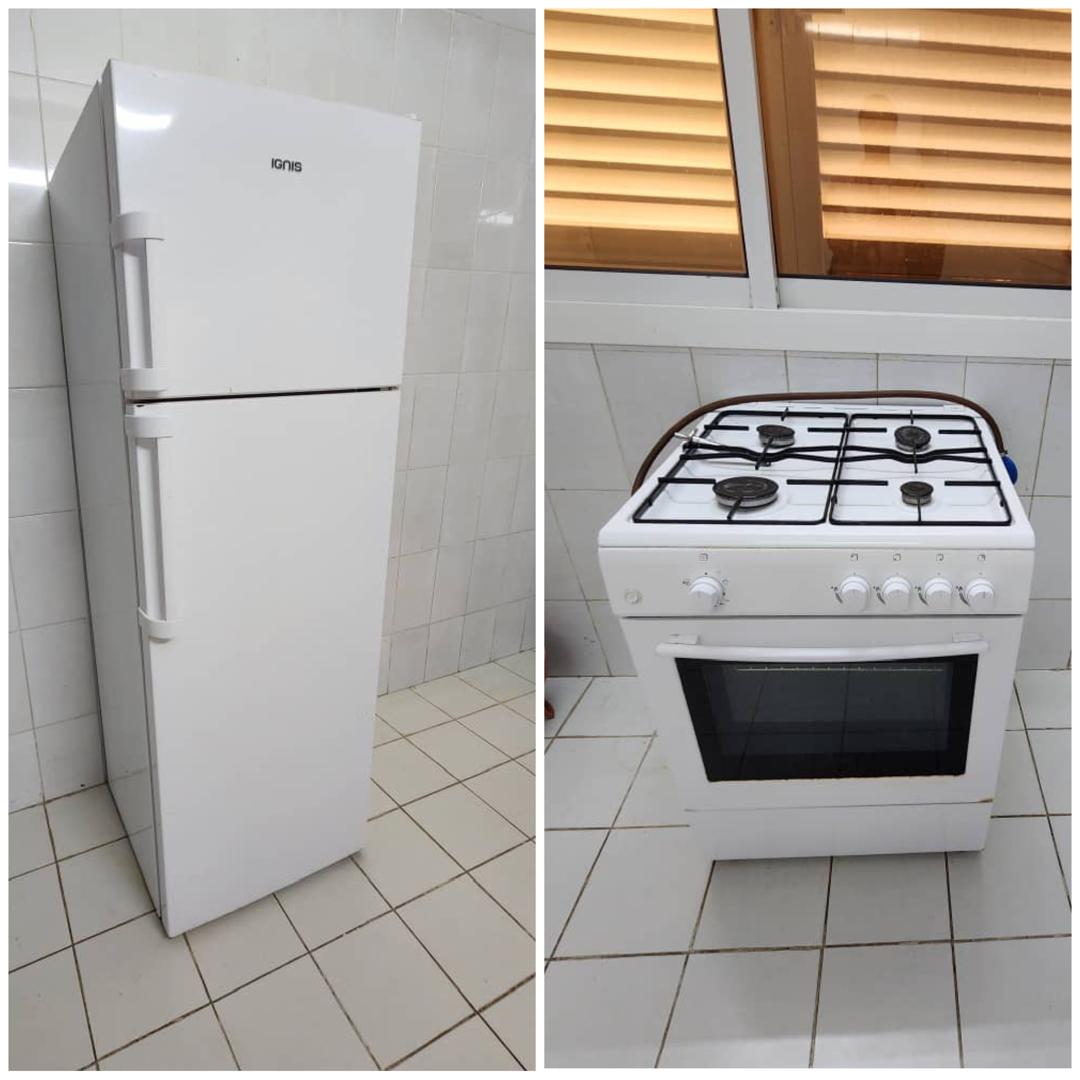Ensemble Frigo et Gazinière en excellent état à vendre