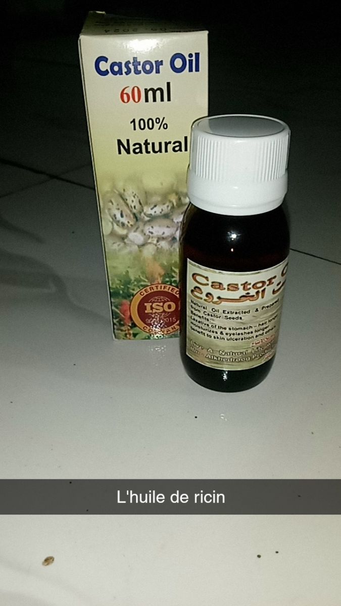 Huile de ricin pour la pousse et l\'entretien des cheveux et de la barbe