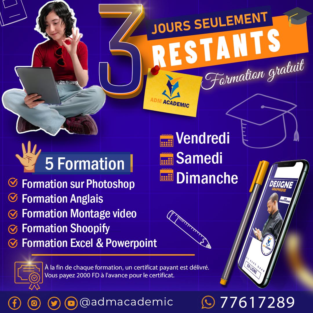 Inscriptions gratuites aux cours d\'ADM Academy - Derniers jours !