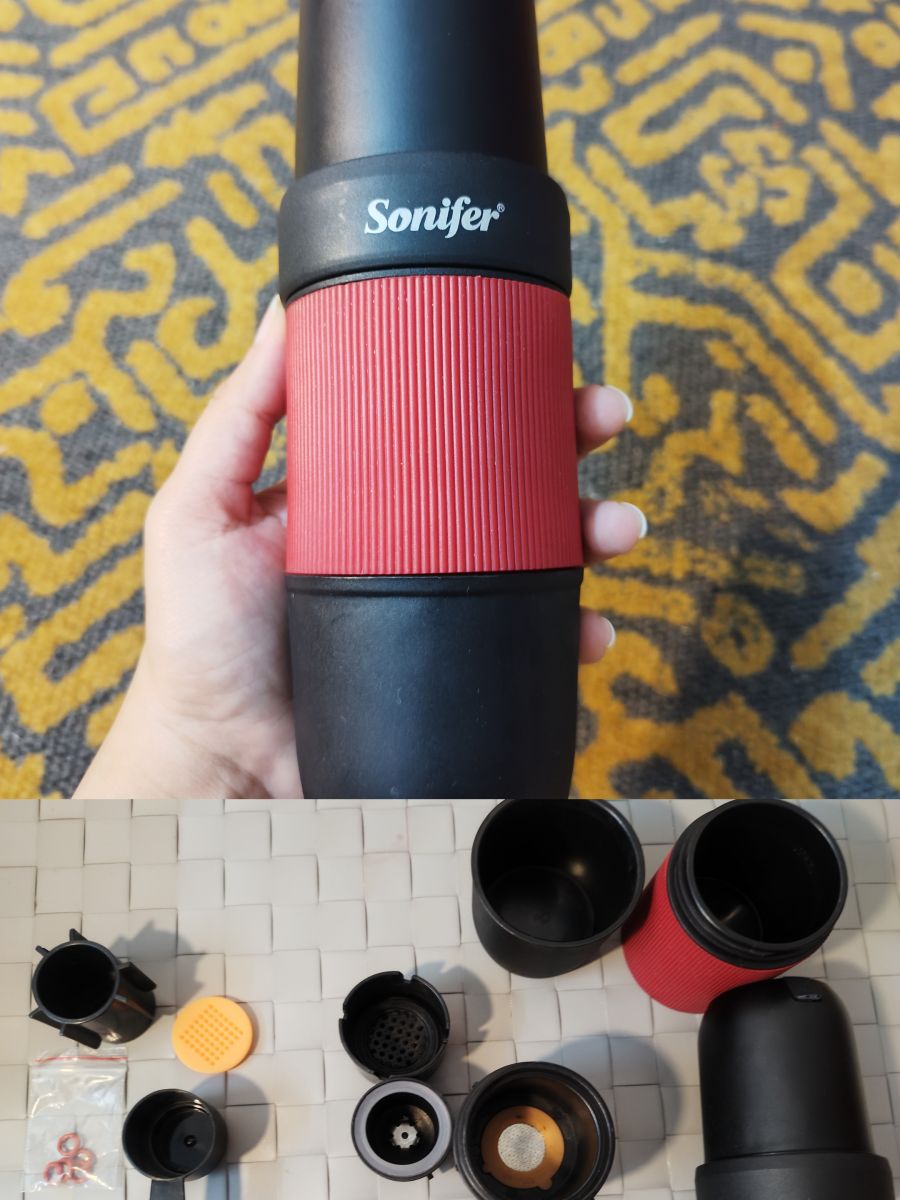 Machine à café portable rechargeable USB pour capsules ou café en poudre