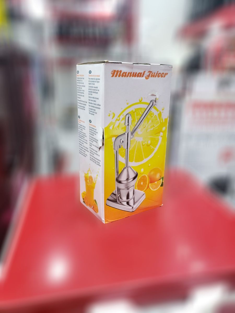 Presse-agrumes manuel en acier inoxydable – Neuf