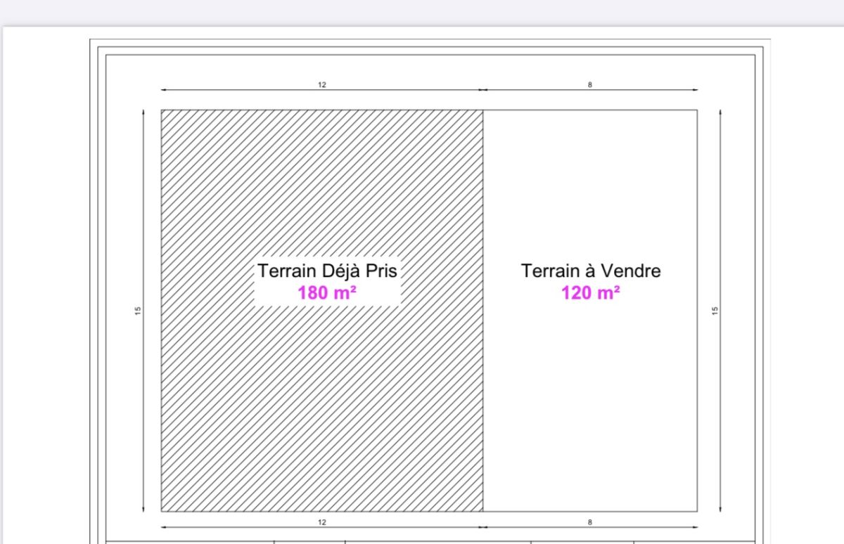 Terrain de 120 m2 à vendre à Balbala Dogley, proche de la Station de Barwaqo 1