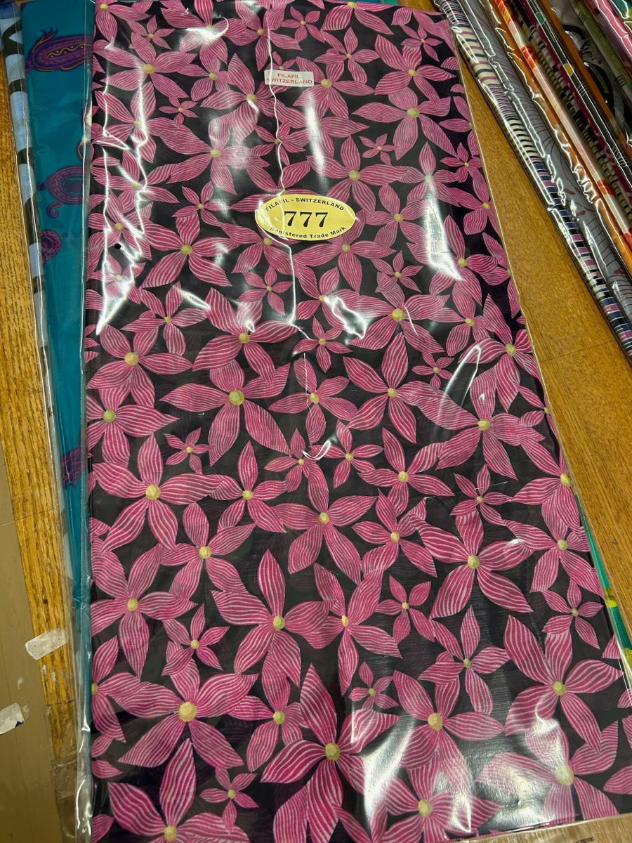 Boubous made in Switzerland - motifs floraux multicolores