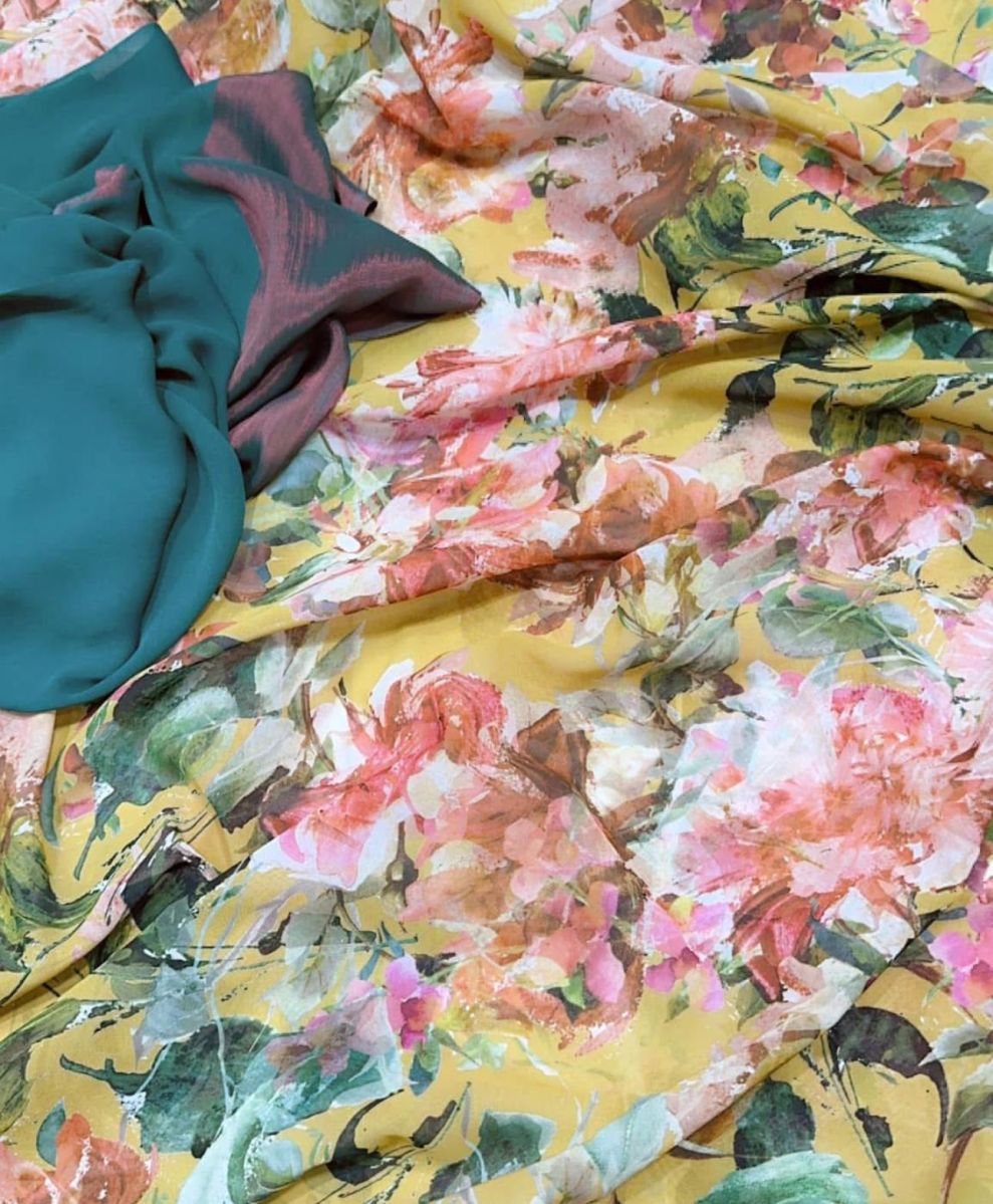 Tissus neufs multicolores, légers et fluide - Fabriqué en Espagne