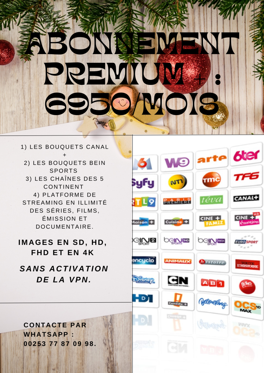 Offre Abonnement Premium+ 1 mois + 11 mois gratuits! Économisez 76 450 fdj!