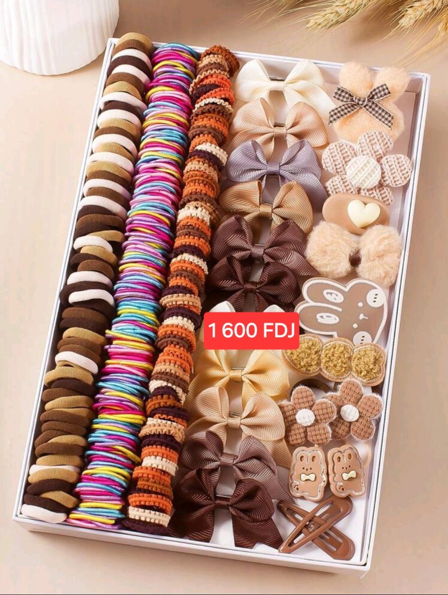 Accessoires colorés pour petites filles – À partir de 800 FDJ