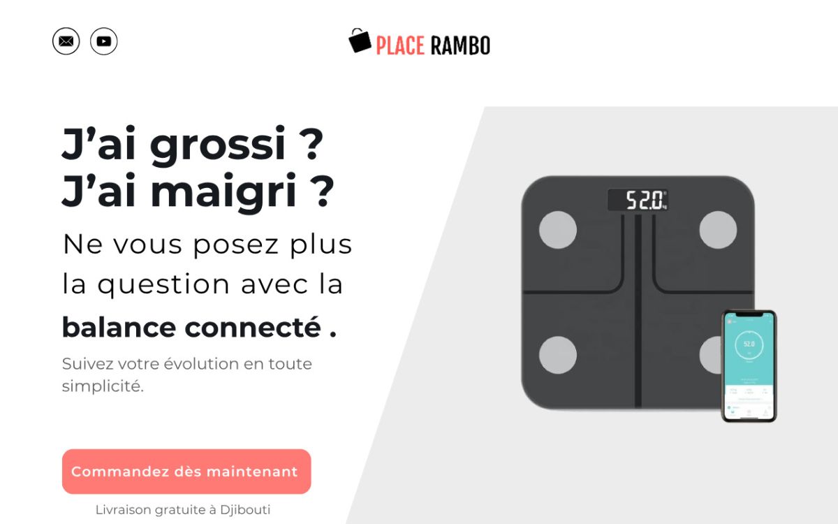 Balance Connectée pour un Suivi Précis et Facile de Votre Poids