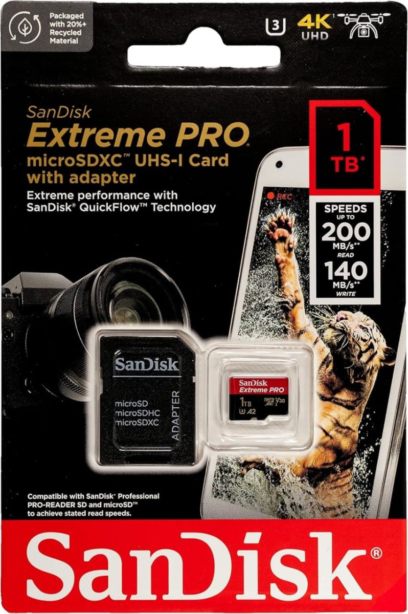 Carte micro SD SanDisk Extreme Pro 1 To = 1000 GB